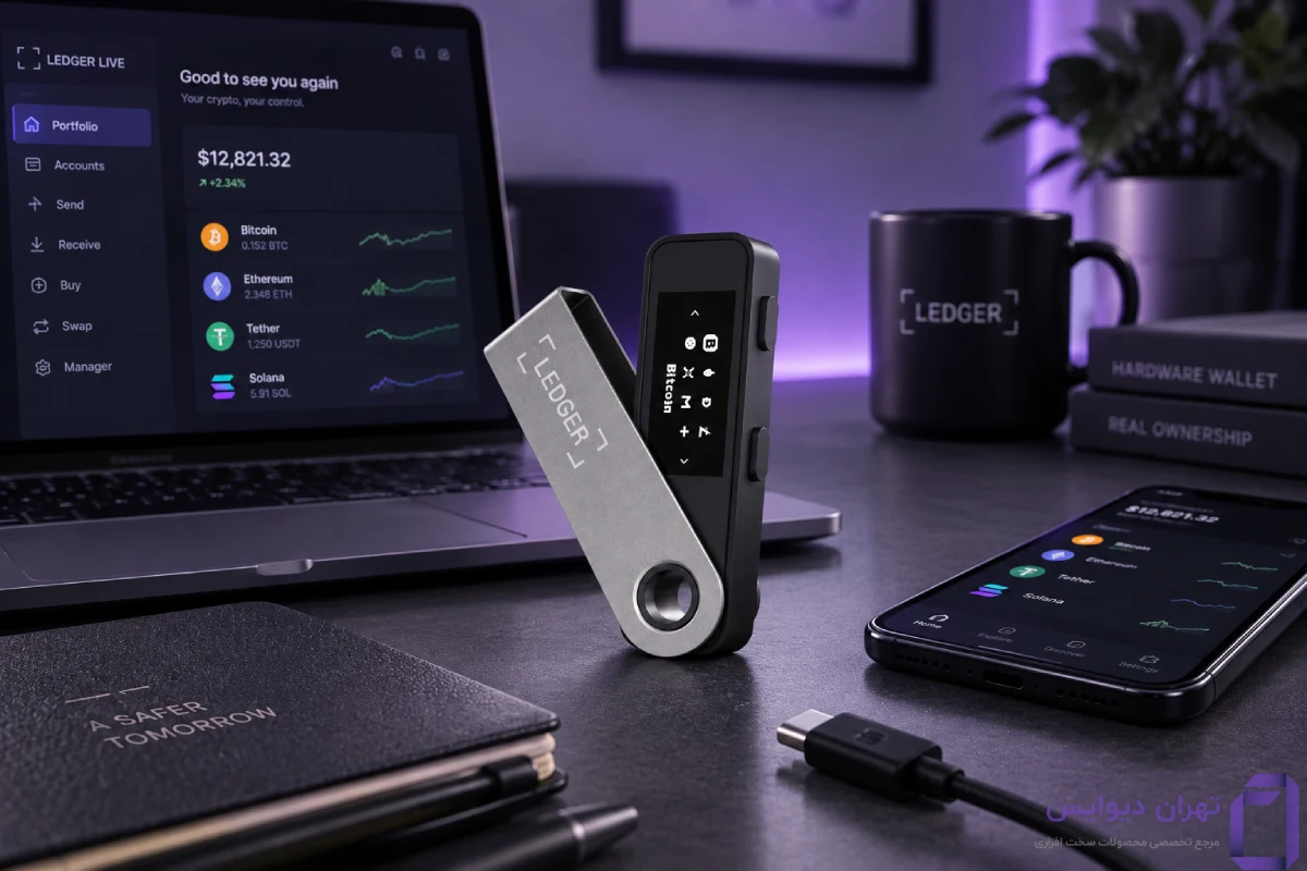 استفاده از Ledger Nano S Plus
