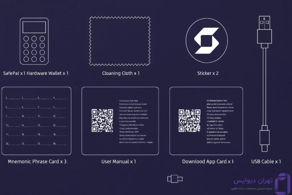 سیف پل ایکس وان 3 اقلام داخل SafePal X1