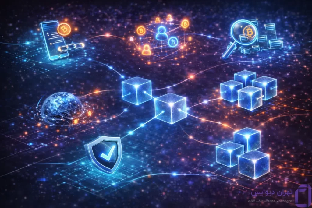 بلاک چین چیست؟ 5 فرآیند ثبت داده در بلاک چین
