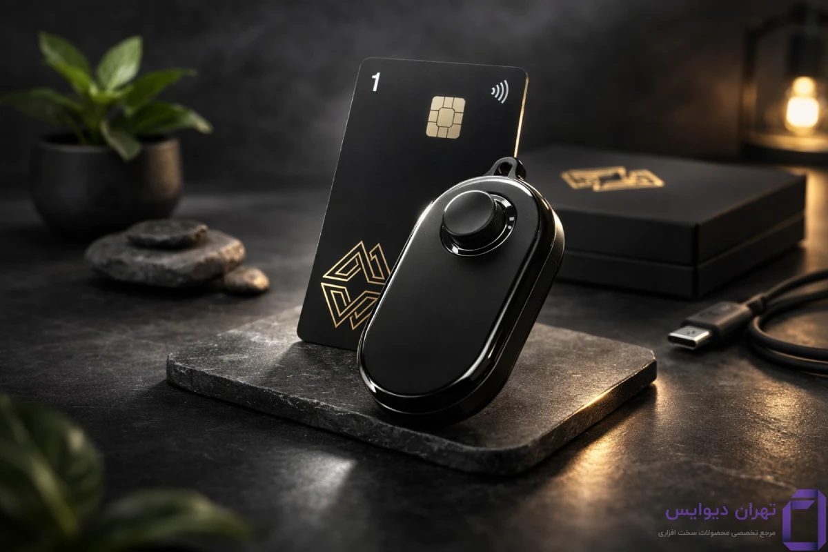 معرفی کیف پول Cypherock X1 3 اجزای سختافزاری Cypherock X1