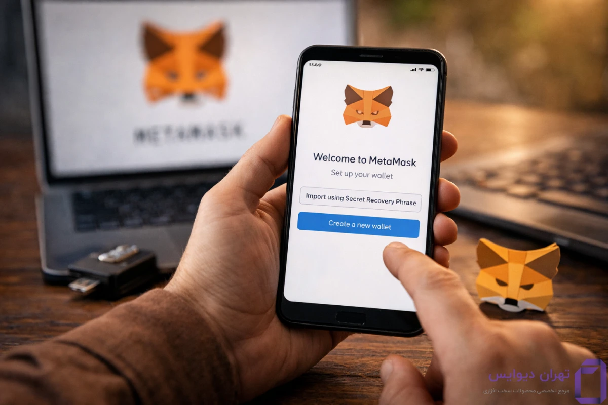 آموزش ساخت کیف پول ارز دیجیتال 1 نحوه راهاندازی کیف پول متامسک