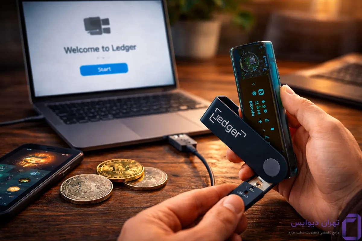 آموزش ساخت کیف پول ارز دیجیتال 2 نحوه راهاندازی ولت سخت افزاری