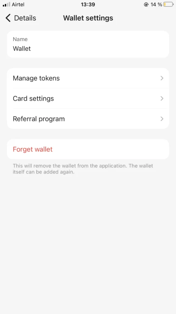 اضافه کردن توکنهای سفارشی به برنامه Tangem 3 IMG 2845 6340a15234