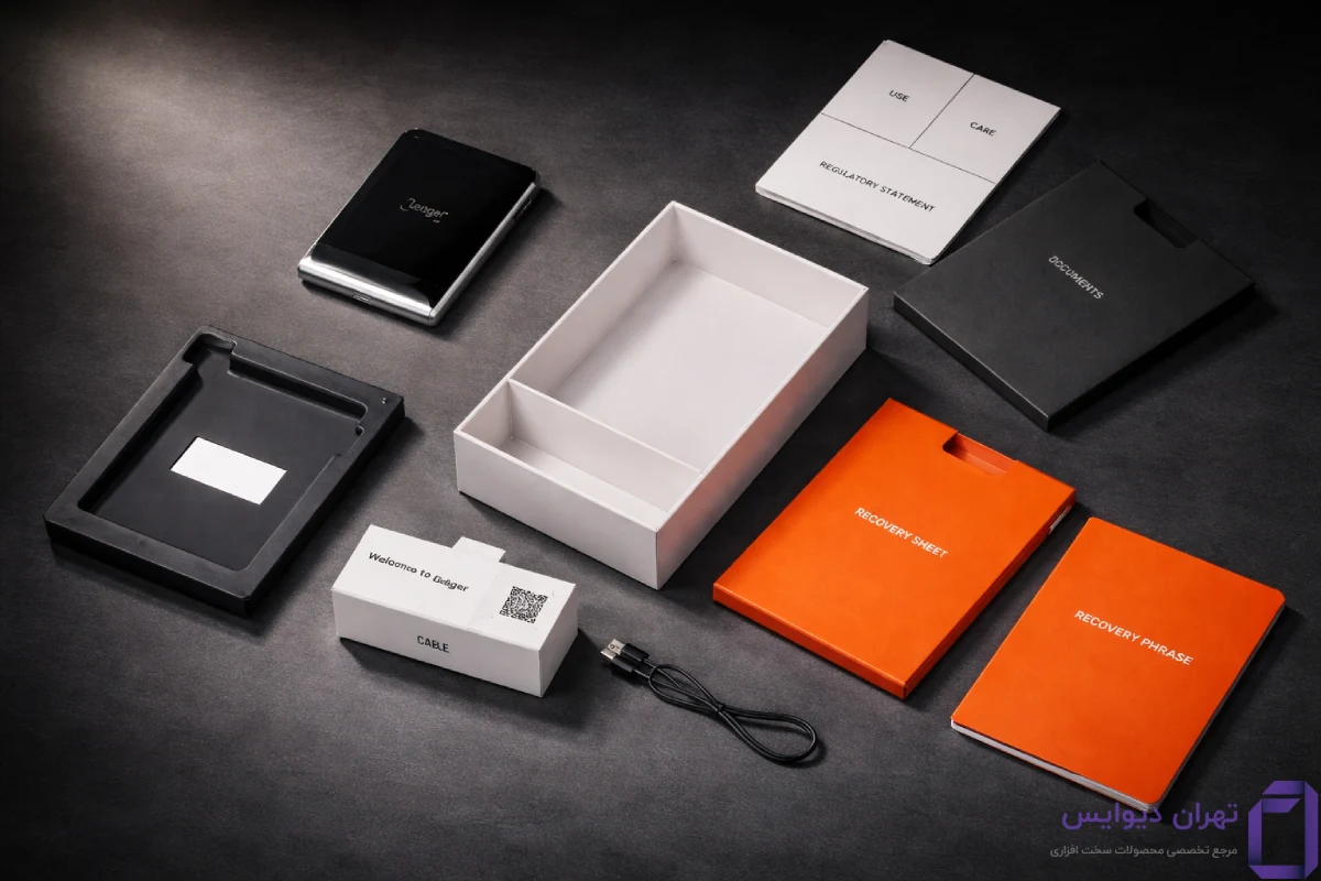 معرفی لجر فلکس؛ Ledger Flex 1 محتویات جعبه Ledger Flex