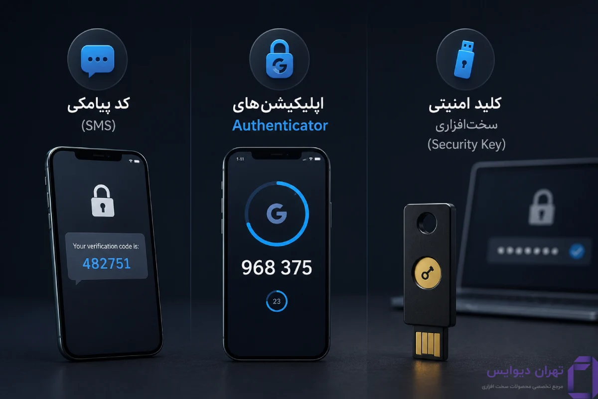 احراز هویت دو مرحلهای چیست؟ 8 انواع احراز هویت دو مرحلهای